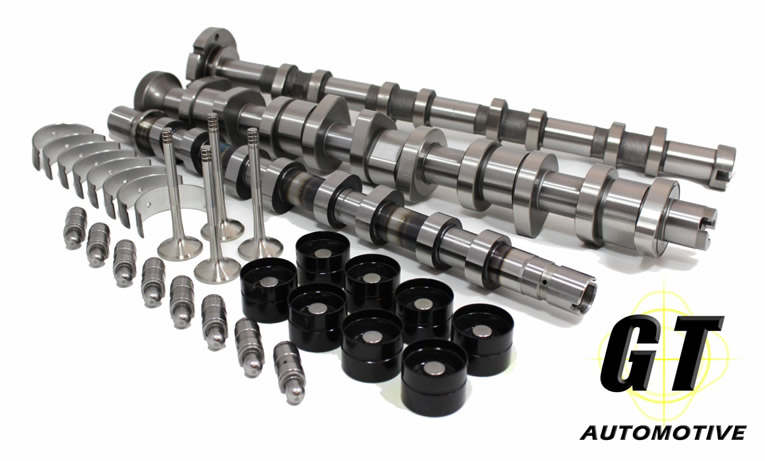 GT Camshafts, Lifters, valves, cranks
