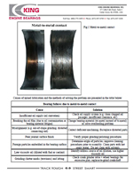 king bearing wear chart