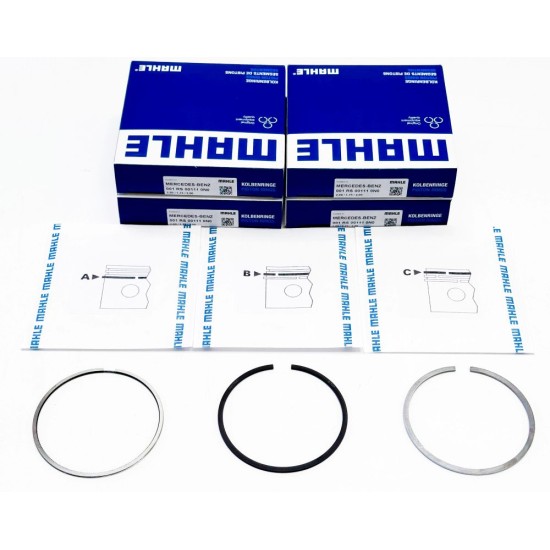 Set of Piston Rings for Jeep Compass 2.2 CRD - OM651.925