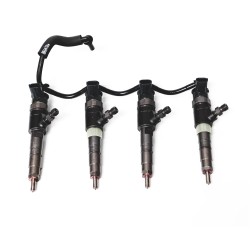 Set of 4 Injectors for Fiat Scudo 1.6 D Multijet DV6UC - 9H07