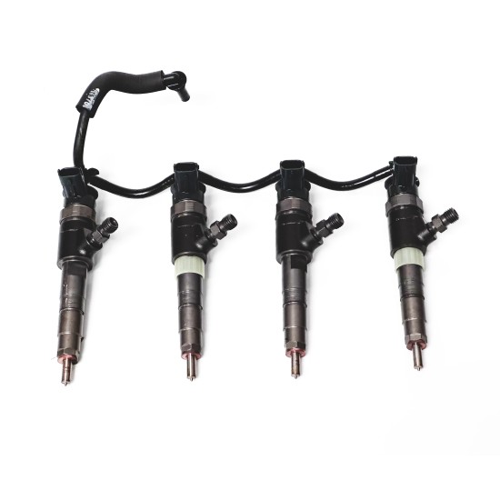 Set of 4 Injectors for Ford Fiesta 1.6 TDCi - DV6 - TZJA, TZJB, UBJA