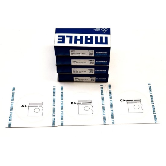Set of Piston Rings for Mini 2.0 One D & Cooper D / SD - B47C20