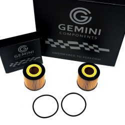 2 Oil Filters with Sealing Rings for Seat Cordoba, Ibiza & Toledo 1.2 12v | 03D198819