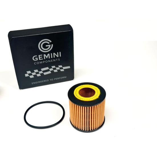 2 Oil Filters with Sealing Rings for Volkswagen Fox & Polo 1.2 12v | 03D198819