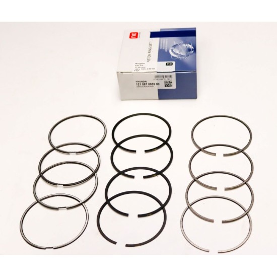 Set of Piston Rings for Hyundai Kona, Tucson, i30 & i40 1.6 CRDi - D4FE