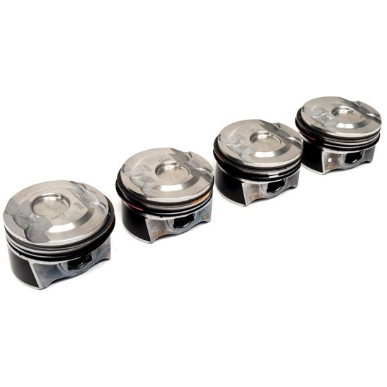 Set of 4 Pistons for Vauxhall Astra & Mokka 1.4 Turbo - B14XE, B14XFL, B14XFT, B14XNT