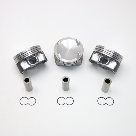 Set of 3 Pistons with Rings for Honda Civic 1.0 VTEC - P10A2 | 13010-5AY-H00