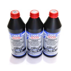 3 x Liqui Moly Fully Synthetic 75W90 GL-5 Gear / Differential Oil - 1L | 1414