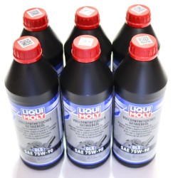 6 x Liqui Moly Fully Synthetic 75W90 GL-5 Gear / Differential Oil - 1L | 1414