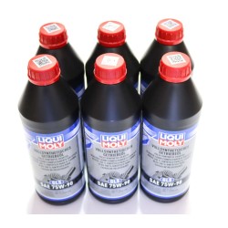 6 x Liqui Moly Fully Synthetic 75W90 GL-5 Gear / Differential Oil - 1L | 1414