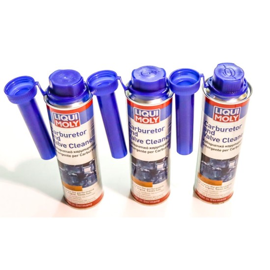 3 x Liqui Moly MTX Carburettor & Valve Cleaner Petrol Fuel Additive - 300ml | 1818