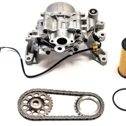 Oil Pump with Oil Filter & Chain for Jaguar 2.0 D - 204DTA - 2024DTD