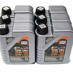 6 x Liqui Moly Top Tec 4210 0W-30 Engine Oil - Synthetic Technology 1L | 21604