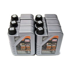6 x Liqui Moly Top Tec 4210 0W-30 Engine Oil - Synthetic Technology 1L | 21604