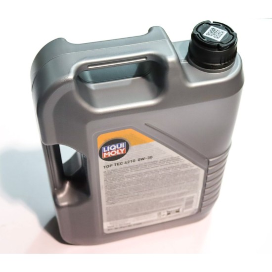 2 x Liqui Moly Top Tec 4210 0W30 Engine Oil - C3 VW 504 & 507 & C30 BMW LL - 5L | 21605