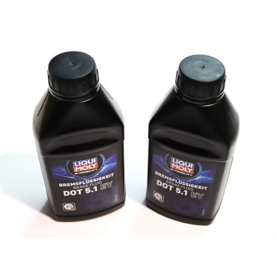 2 x Liqui Moly DOT 5.1 EV Racing Brake Fluid - Synthetic Glycol Ethers - 500ml | 21729