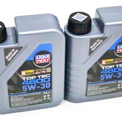 2 x Liqui Moly Top Tec 4600 5W-30 Synthetic Technology Engine Oil - 1L | 2315