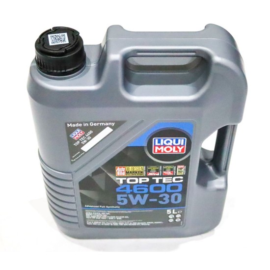 2 x Liqui Moly Top Tec 4600 5W-30 Synthetic Technology Engine Oil - 5L | 2316