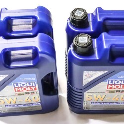 2 x Liqui Moly Leicht­lauf High Tech 5W-40 Engine Oil - 5L | 2328