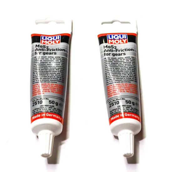 2 x Liqui Moly Gear Oil Additive 50g - Reduces Friction & Wear | 2510