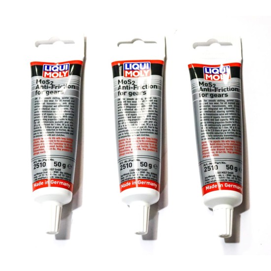 3 x Liqui Moly Gear Oil Additive 50g - Reduces Friction & Wear | 2510