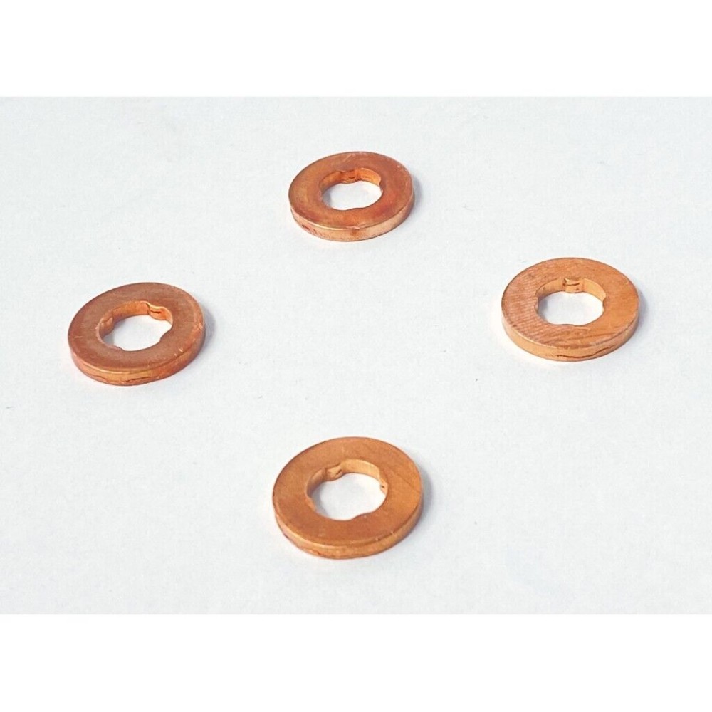 4 X Diesel Fuel Injector Copper Washers / Seals For Renault/Nissan 1.5 DCI Engine 8 thumbnail image