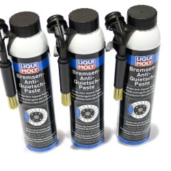3 x Liqui Moly Brake Anti Squeal Paste & Brush Anti-Seize Grease 200ml | 3074