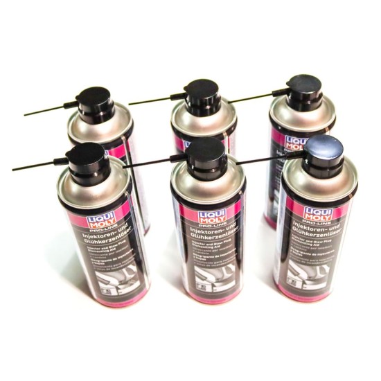 6 x Liqui Moly Pro-Line Injector and Glow Plug Dismant­ling Spray - 400ml | 3379