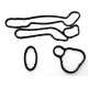 Oil Cooler Gasket Set for Alfa Romeo 159 1.8 MPi  - 939 A4.000