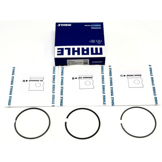 Piston Ring Pack for Hyundai 1.6 GDi - G4FC & G4FD