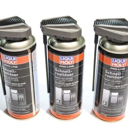 3 x Liqui Moly Pro-Line Rapid Rust Solvent Penetrating Spray - 400ml | 7390