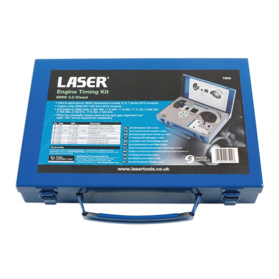 Timing Tool Kit for BMW 3.0d - B57D30 & B57C30 Timing Tool Kit for BMW 3.0d - B57D30 & B57C30