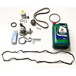 Timing Belt Kit with Drive Belt, Oil, Filter, Cover Gasket & Crank Seal for Ford 1.0 EcoBoost