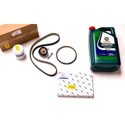 Genuine Timing Belt Kit with Drive Belt, Oil & Filter for Ford 1.0 EcoBoost