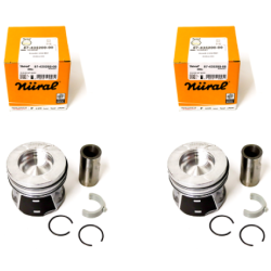 Set of 4 Pistons with Rings for Nissan NV400 2.3 dCi - M9T | 120A17400R