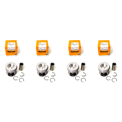 Set of 4 Pistons with Rings for Nissan NV400 2.3 dCi - M9T | 120A17400R