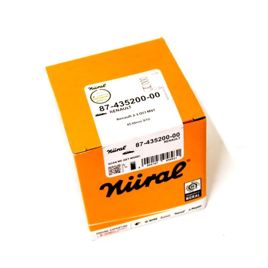 Set of 4 Pistons With Rings for Renault Master 2.3 dCi - M9T | 120A17400R