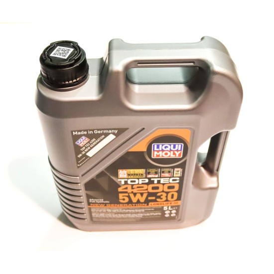Liqui Moly Top Tec 4200 5W-30 Engine Oil ACEA C3 VW 504 & 507 -  5L | 8973