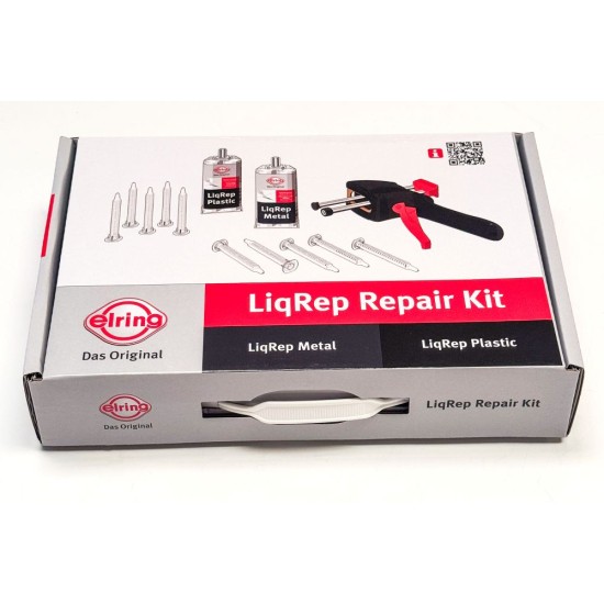 Elring LiqRep - Metal & Plastic Epoxy Liquid Repair Kit 
