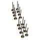 Set of Inlet & Exhaust Valves for BMW 2.0 D - B47 & N47
