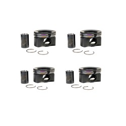 Set of 4 Pistons for Citroen Relay 2.2 BlueHDi - DW12RU - 4HA, 4HB, 4HH, BNF