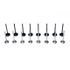 Set of Engine Valves for Kia 1.4 & 1.6 GDi / CVVT - G4FA, G4FC, G4FD