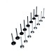 Set of Engine Valves for Kia 1.4 & 1.6 GDi / CVVT - G4FA, G4FC, G4FD