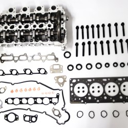 Full Cylinder Head with Head Gasket Set & Bolts for Mitsubishi L200 & Pajero 2.5 16v Di-D - 4D56
