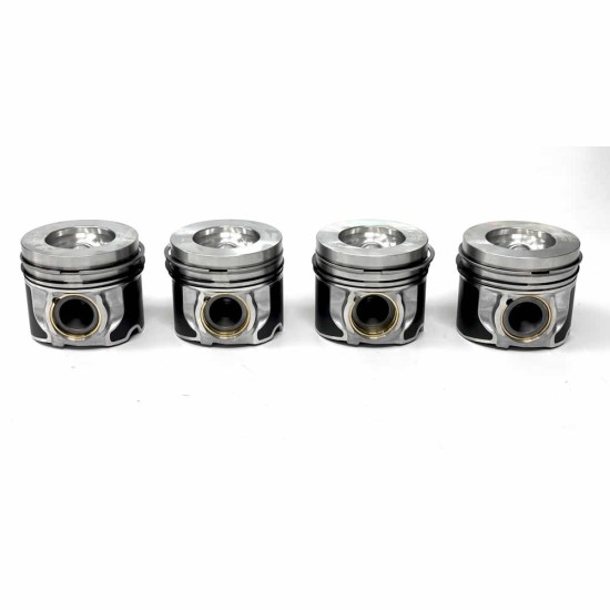 4 Pistons & Rings For Land Rover 2.0 D / SD4 - 204DTA - Twin Turbo