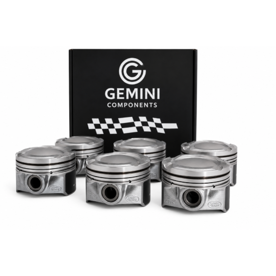 Set of 6 Pistons with Rings for Jaguar F-Pace 3.0 MHEV - PT306 | LR121448HSZC