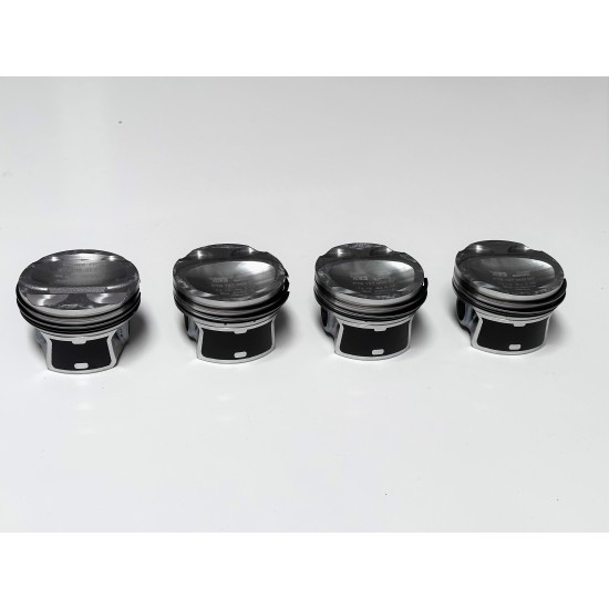 Set of 4 Pistons with rings 0.50mm Oversize for Renault 1.2 TCe - H5F