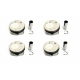 Set of 4 Pistons for Jeep Compass & Renegade 1.3 T-GDi - 55282328 & GSE-T4