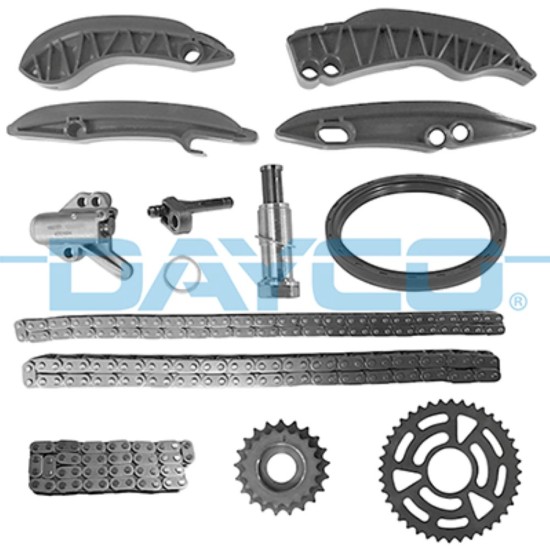 Dayco Timing Chain Kit for Toyota Auris, Avensis, Verso & RAV 4 1.6 & 2.0 D4-D - 1WW & 2WW