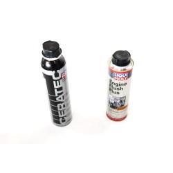 Liqui Moly Cera Tec Ceramic Engine Oil Additive - 3721 & Engine Flush Plus - 8374